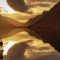 Watching the Sunset, Glenveagh Castle, Donegal